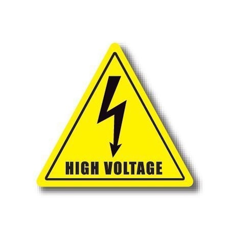 Ergomat 30in TRIANGLE SIGNS - High Voltage DSV-SIGN 900 #0077 -UEN